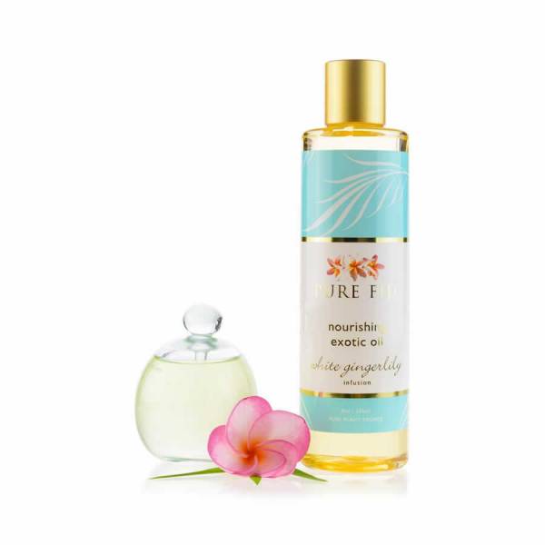 Pure Fiji Exotic Bath & Body Oil - White Gingerlily